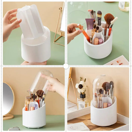 Organizador para Brochas de Maquillaje Giratorio