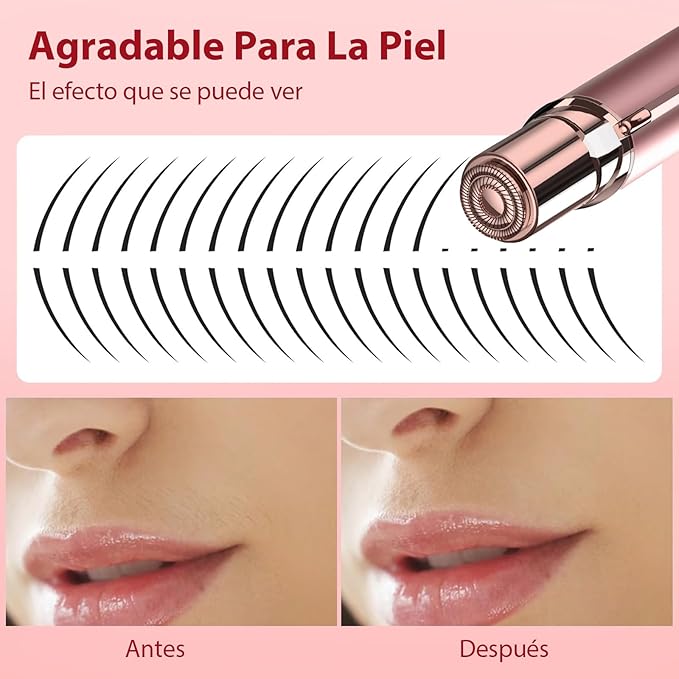 Depilador Facial Recargable