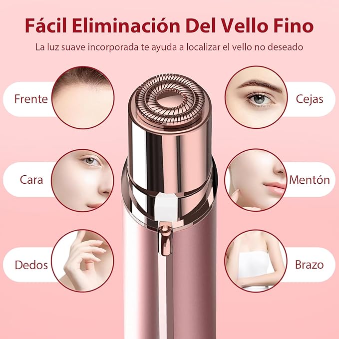 Depilador Facial Recargable