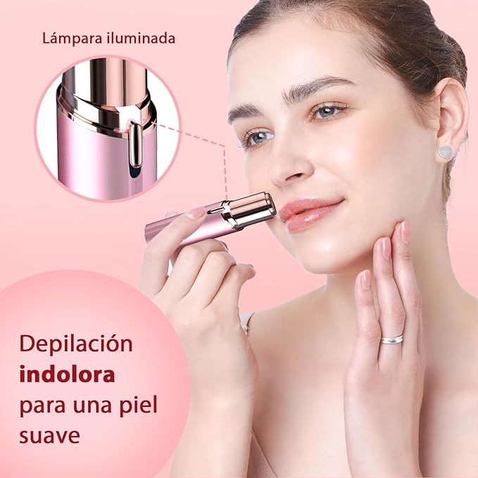 Depilador Facial Recargable